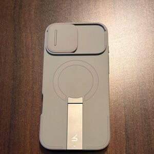 Gray Phone Case with Stand